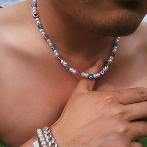 Bohemian Eyes Bead Necklace